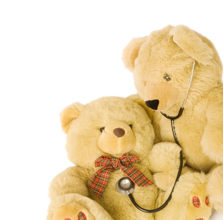 Teddy beim Arzt